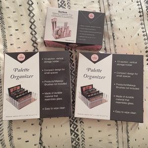 LOT OF 3 Sorbus Beauty Makeup Organizers